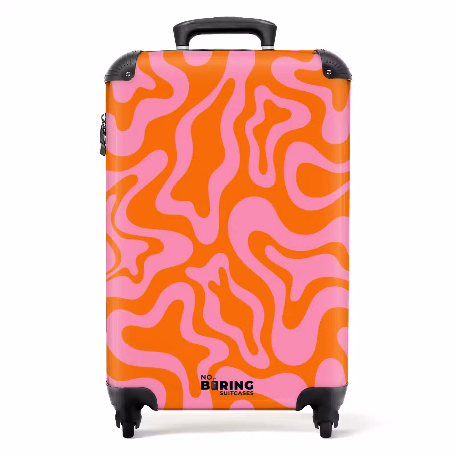 Valise - Abstrait - Rose/orange organique — 1