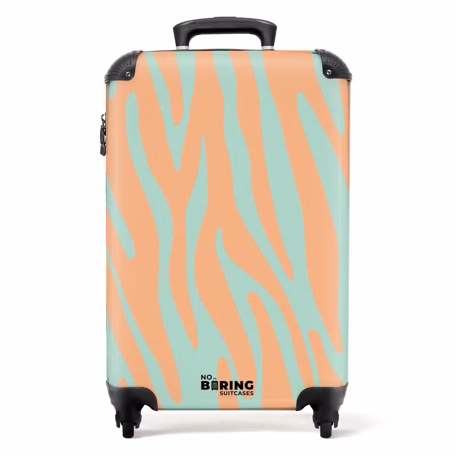 Valise - Abstrait - Vagues orange — 1