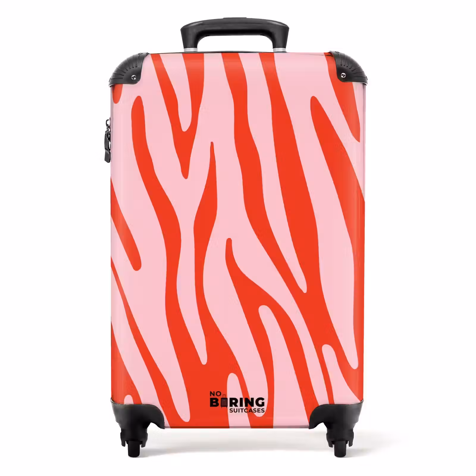 Valise - Abstrait - Vagues roses — 1