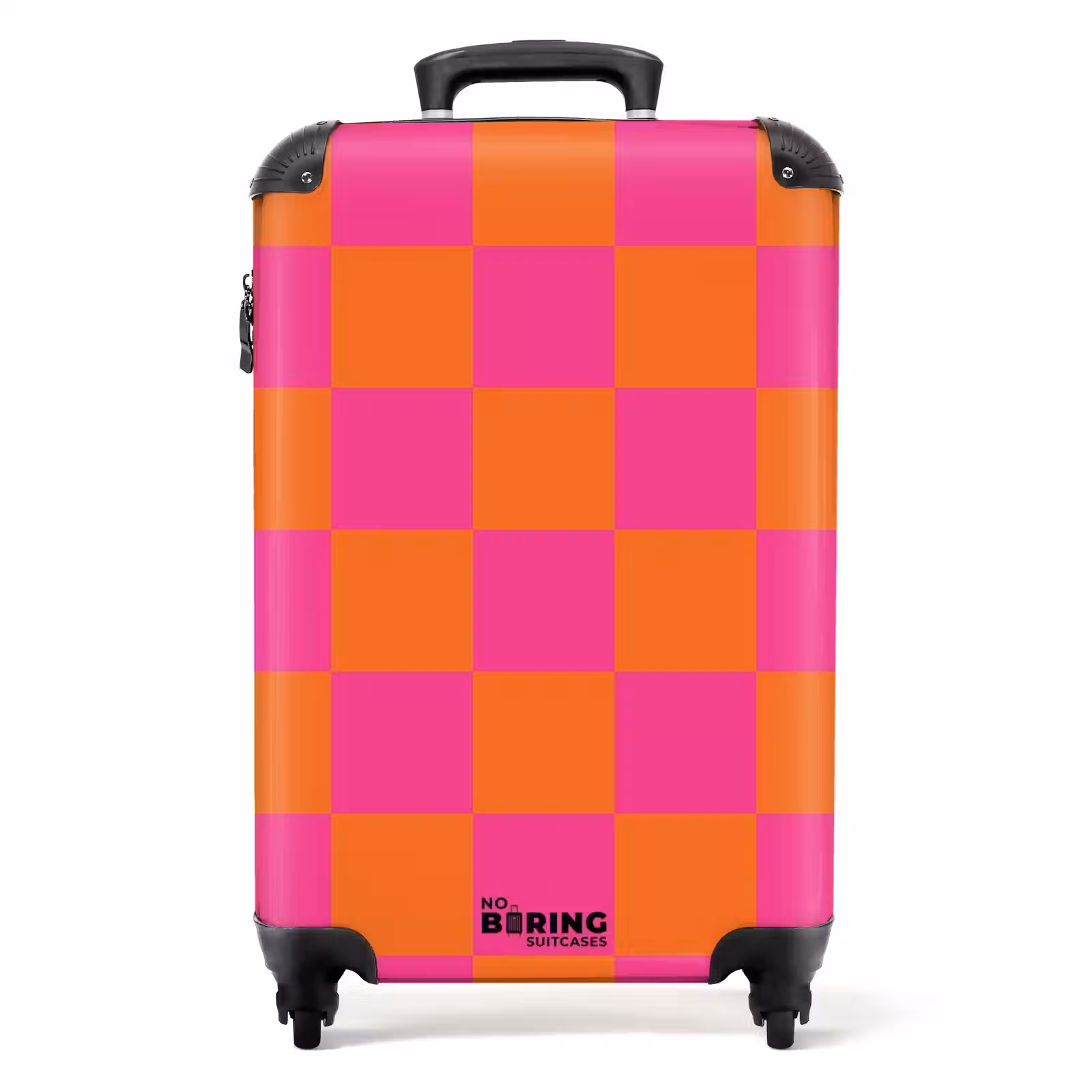 Valise - Carrés - Rose/Orange — 1