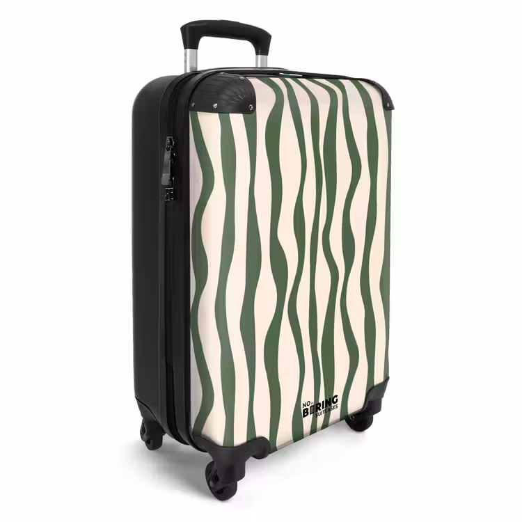 Valise - Abstrait - Dessin au trait vert — 2