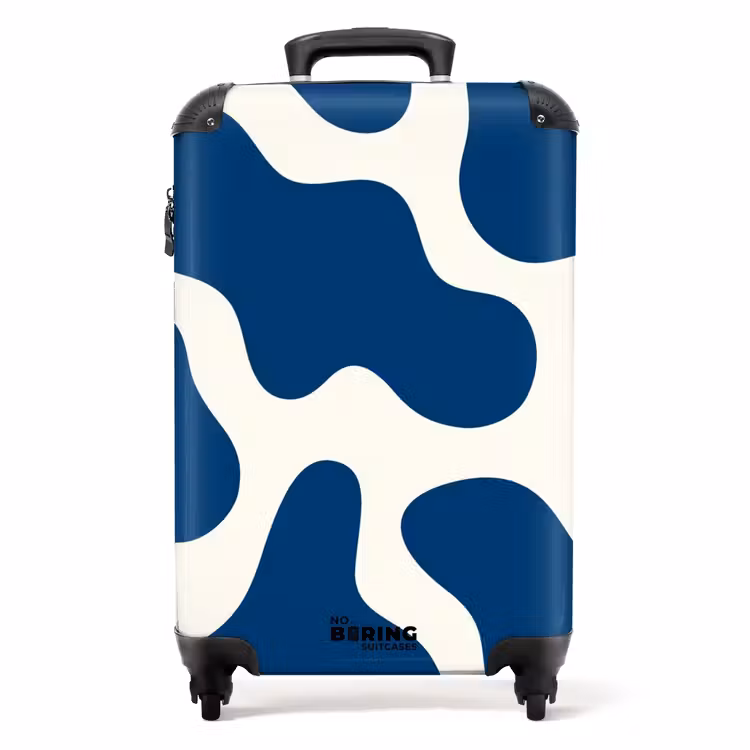 Valise - Abstrait - Formes bleues — 1