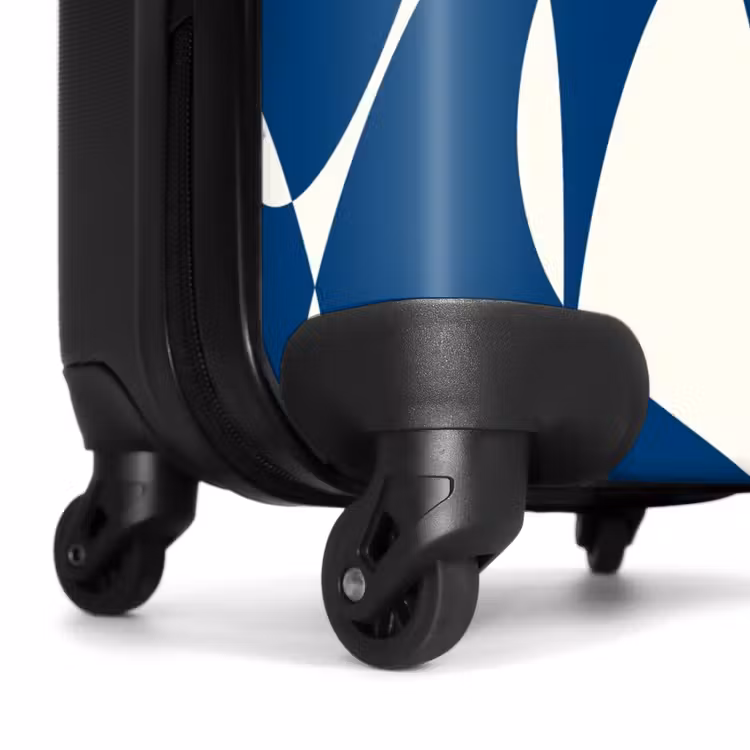 Valise - Abstrait - Formes bleues/blanches — 6