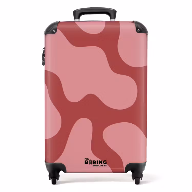 Valise - Abstrait - Formes roses — 1