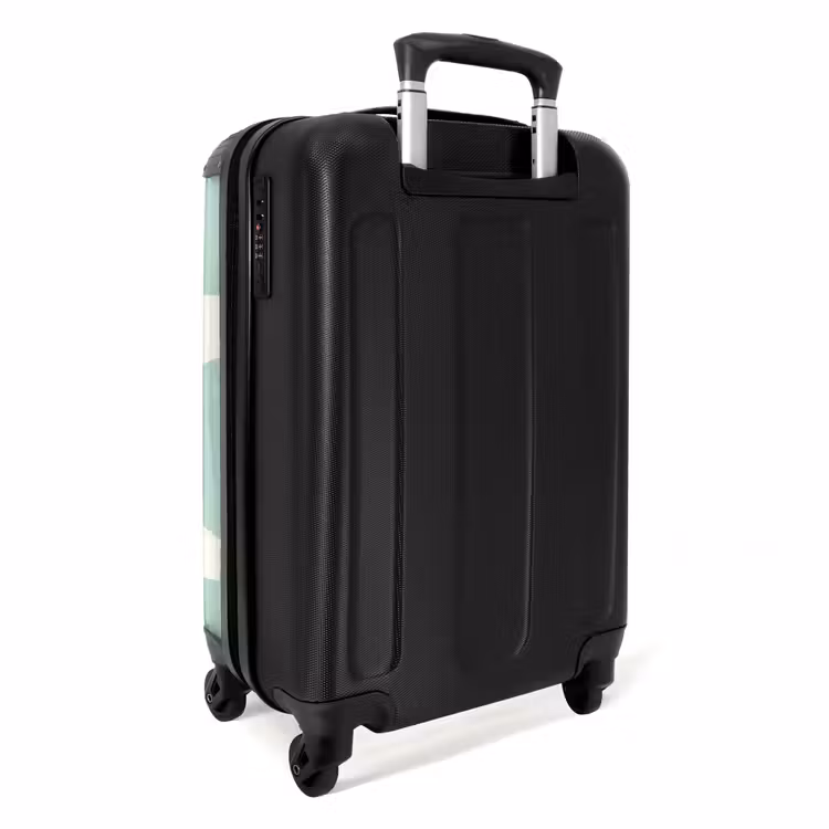 Valise - Abstrait - Formes vertes mentholées — 3