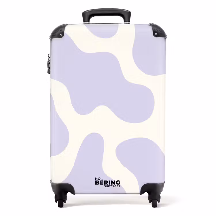 Valise - Abstrait - Formes violettes — 1