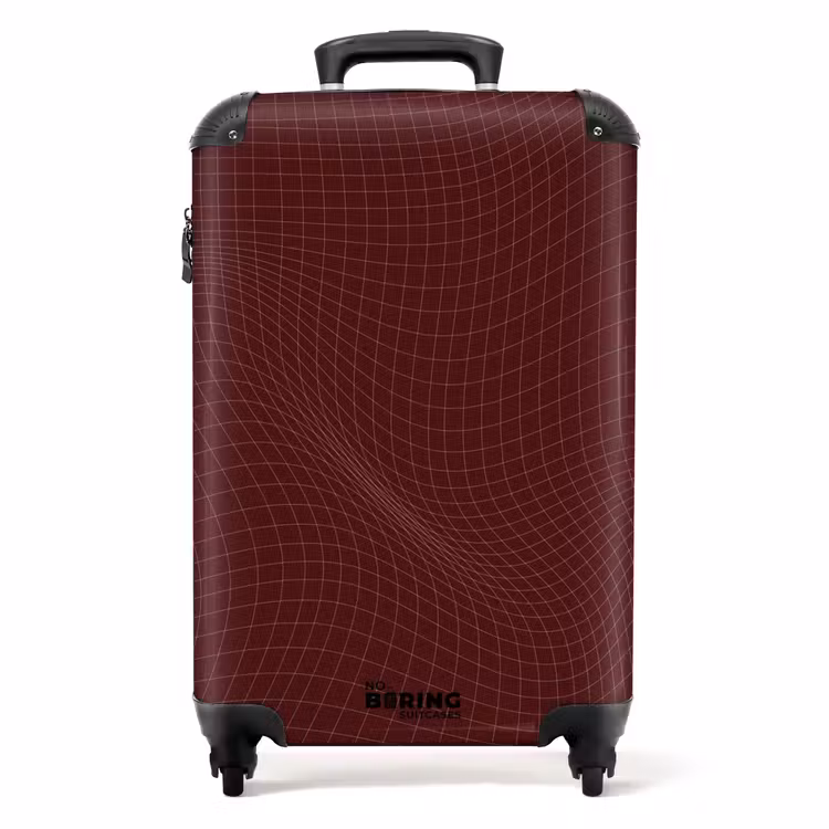 Valise - Abstrait - Grille rouge — 1