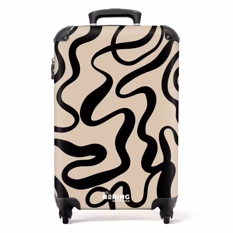 Valise - Abstrait - Minimaliste noir — 1