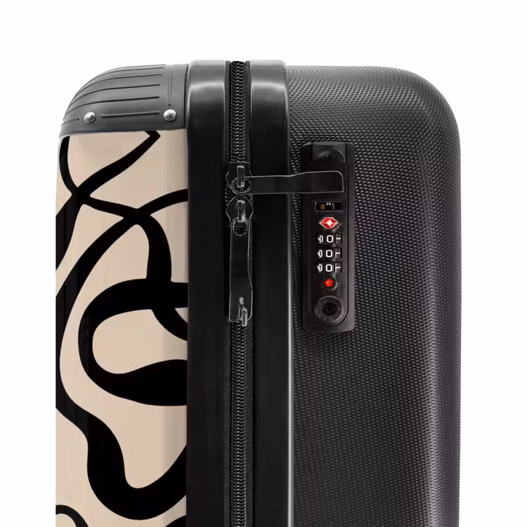 Valise - Abstrait - Minimaliste noir — 5