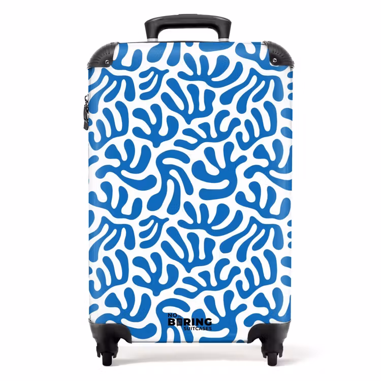 Valise - Abstrait - Motif bleu — 1