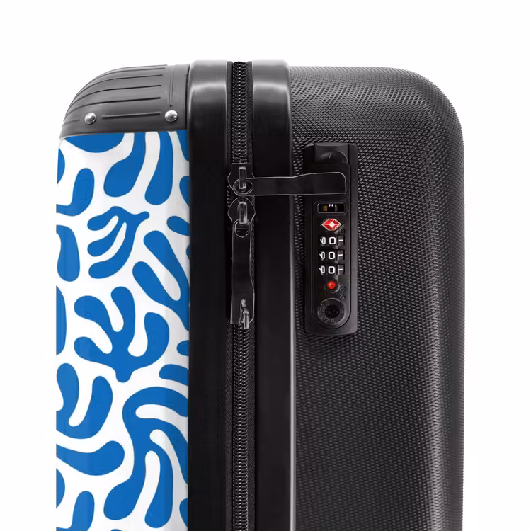 Valise - Abstrait - Motif bleu — 5