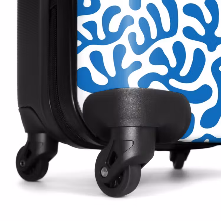 Valise - Abstrait - Motif bleu — 6