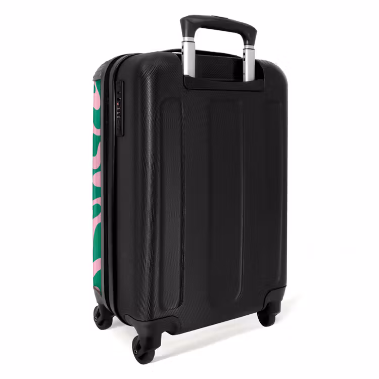 Valise - Abstrait - Rose/vert organique — 3
