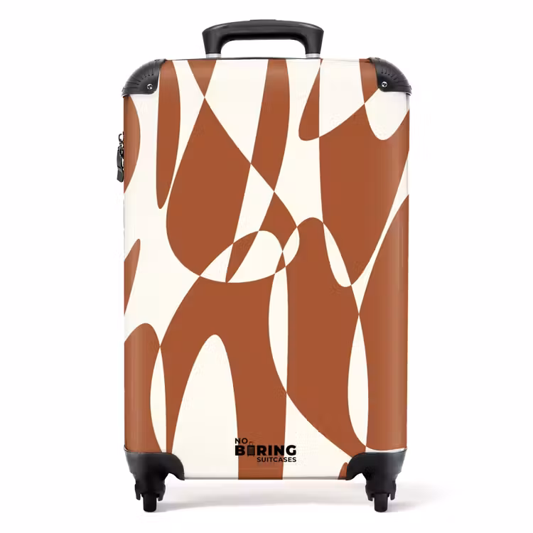 Valise - Abstrait - Texture marron — 1
