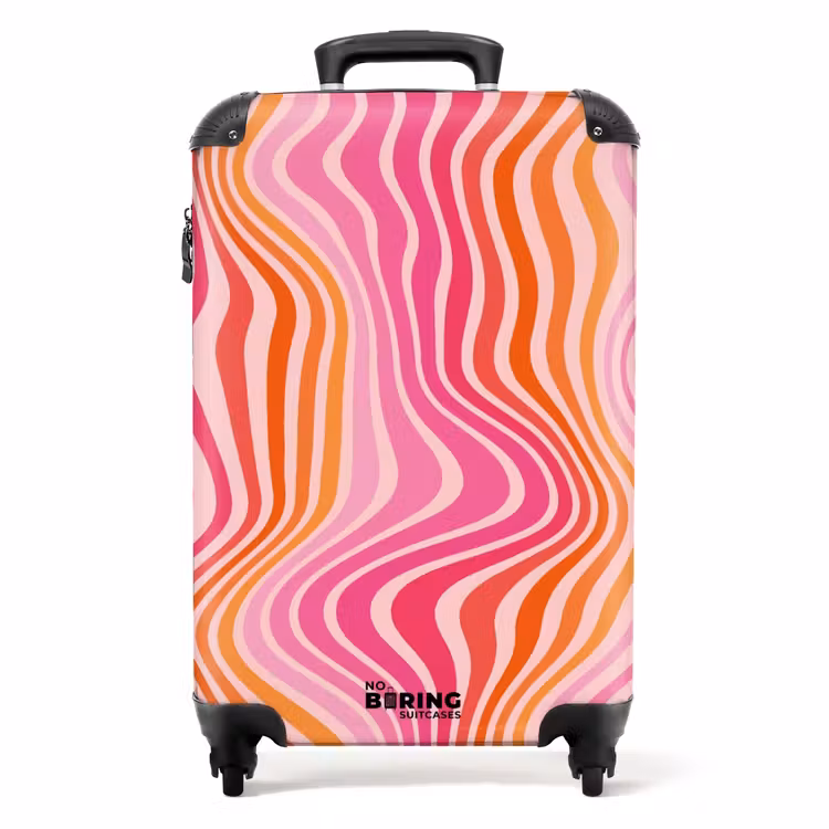 Valise - Abstrait - Vagues colorées — 1
