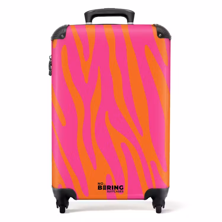 Valise - Abstrait - Vagues violettes — 1