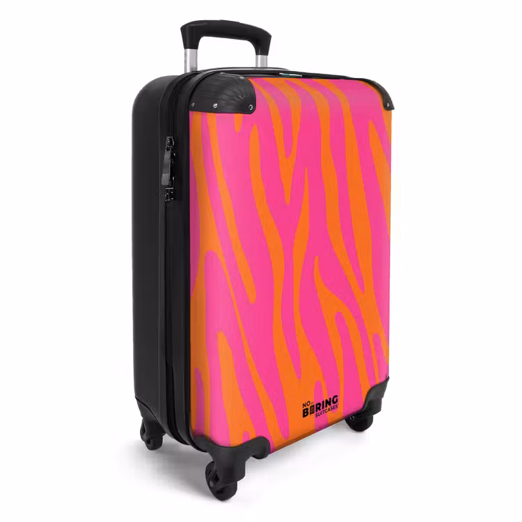 Valise - Abstrait - Vagues violettes — 2