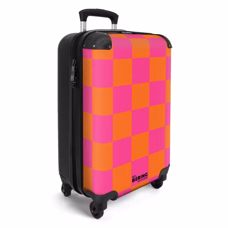 Valise - Carrés - Rose/Orange — 2