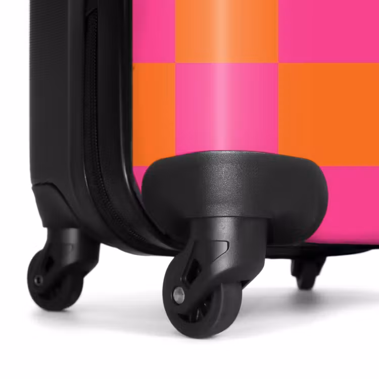 Valise - Carrés - Rose/Orange — 6