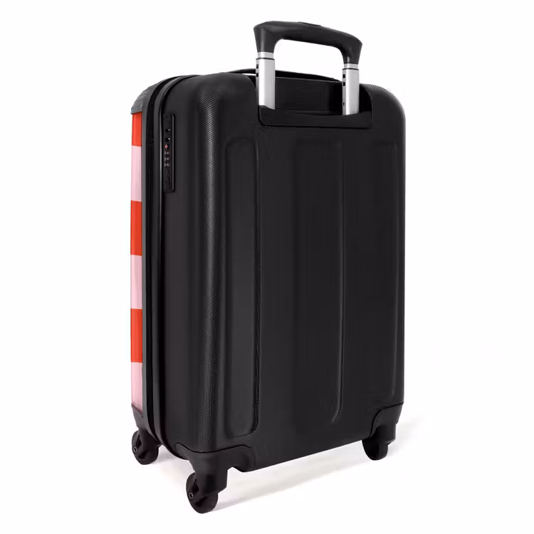 Valise - Carrés - Rouge/Rose — 3