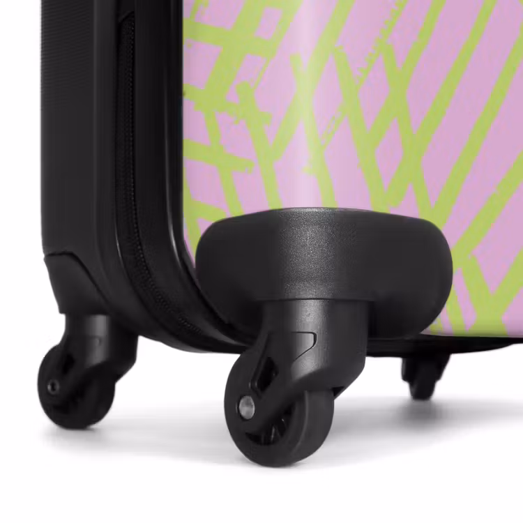 Valise - Dessin au trait - Vert/violet — 6