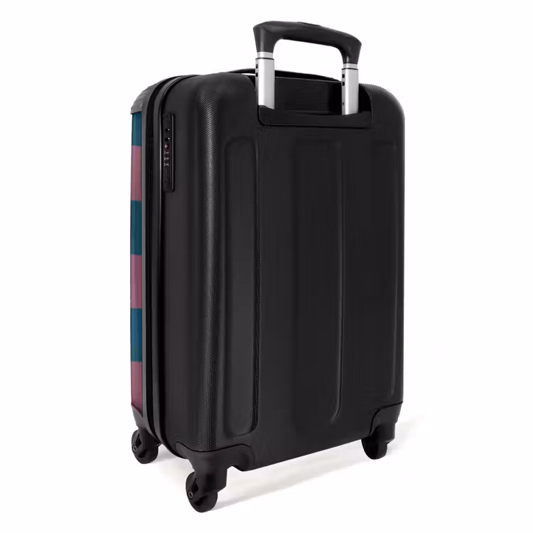 Valise - Carrés - Bleu/Rouge — 3