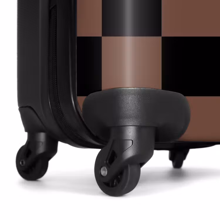 Valise - Carrés - Noir/Brun — 6