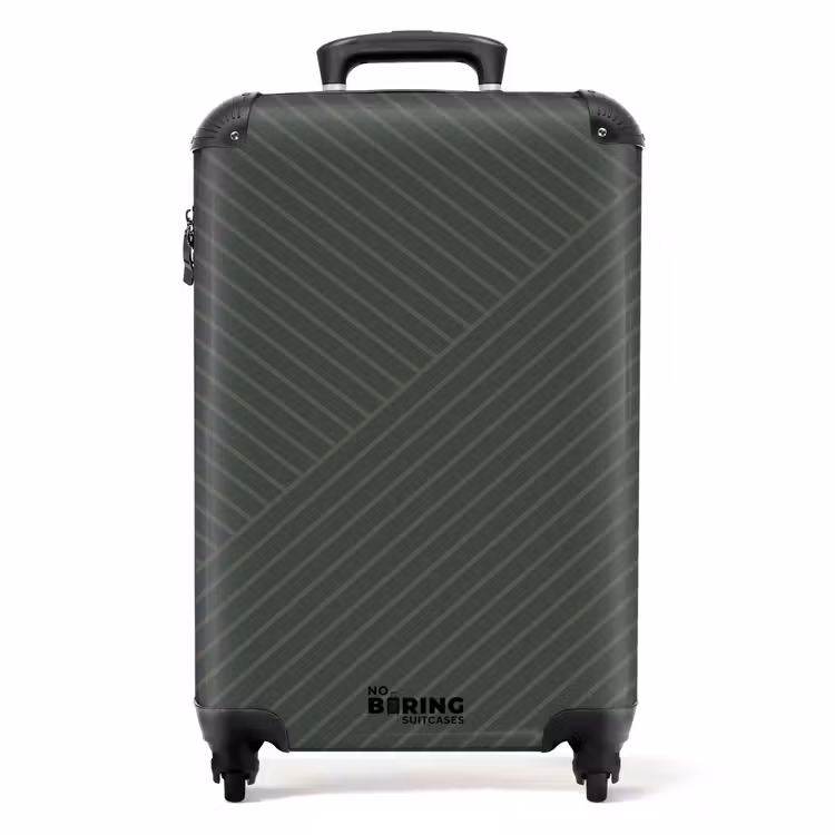 Valise - Dessin au trait moderne vert — 1