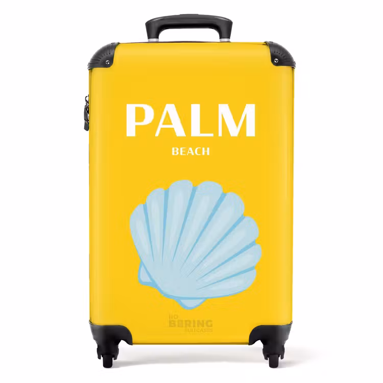 Valise - Destinations estivales - Palm Beach jaune — 1