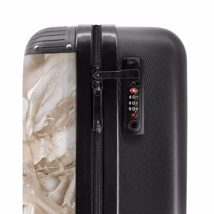 Valise - Marbre - Marbre cristal dans les tons sable — 5