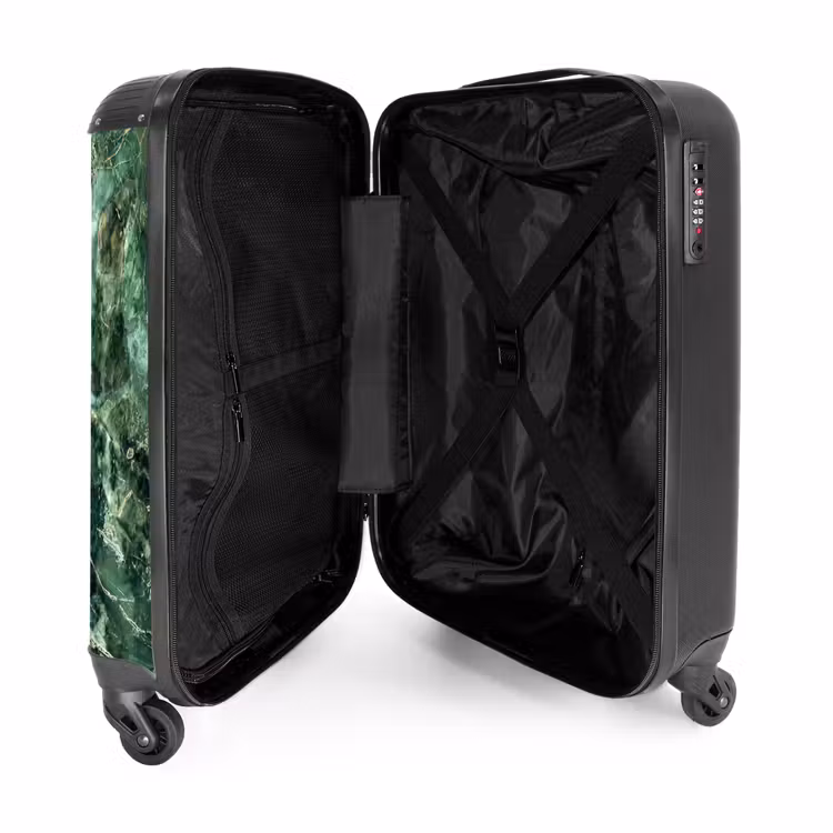 Valise - Marbre - Paysage de marbre vert foncé — 4