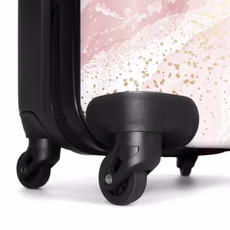 Valise - Marbre - Rayures de marbre rose scintillant — 6