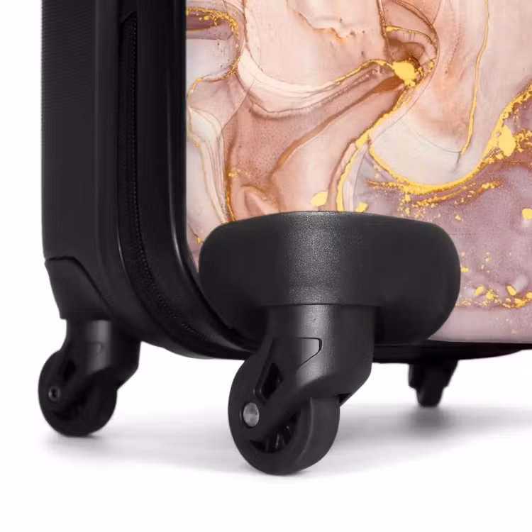 Valise - Marbre - Ruisseaux d'or en pastel — 6