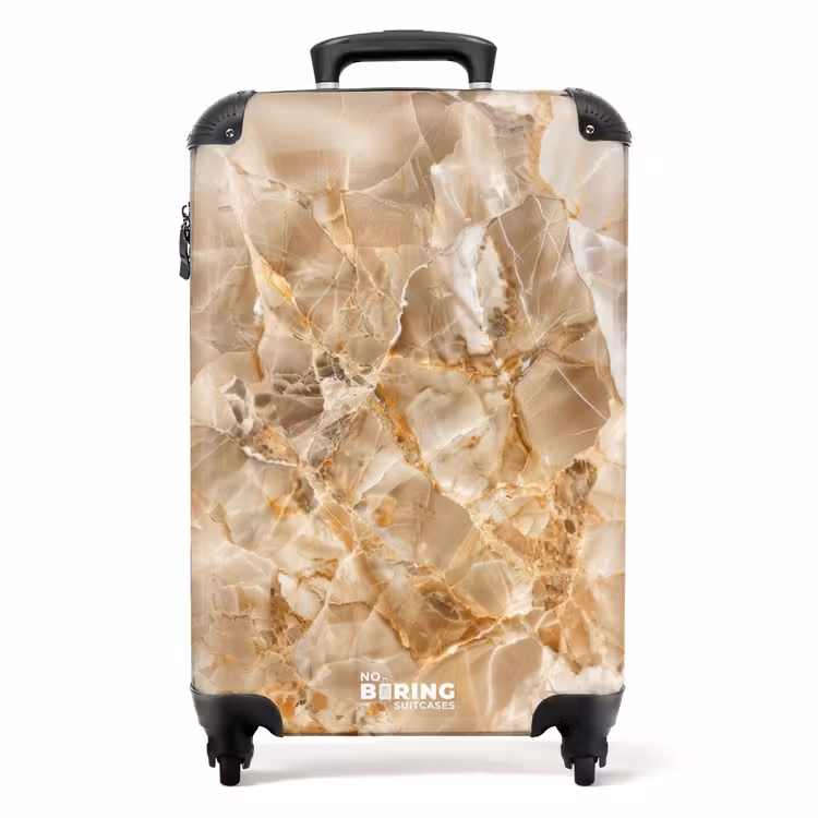 Valise - Marbre - Tons de terre chauds en marbre — 1