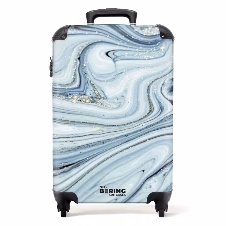 Valise - Marbre - Vagues de marbre glacé — 1