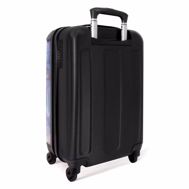 Valise - Marbre - Vagues de marbre rêveuses en violet et bleu — 3