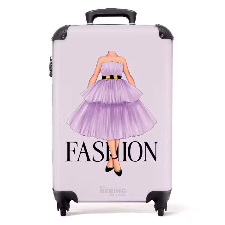 Valise - Mode - Robe violette — 1