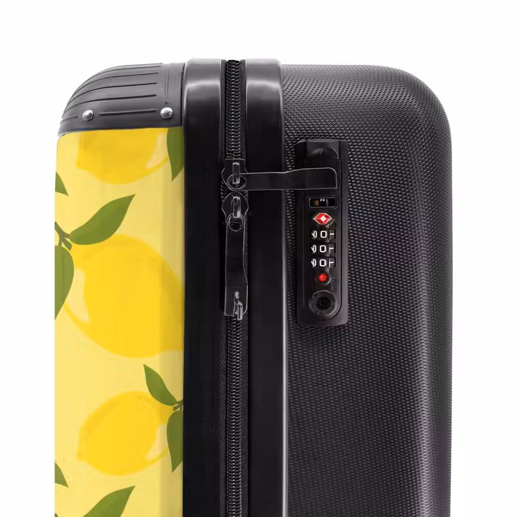 Valise - Pastel - Citrons sur fond jaune pastel — 5