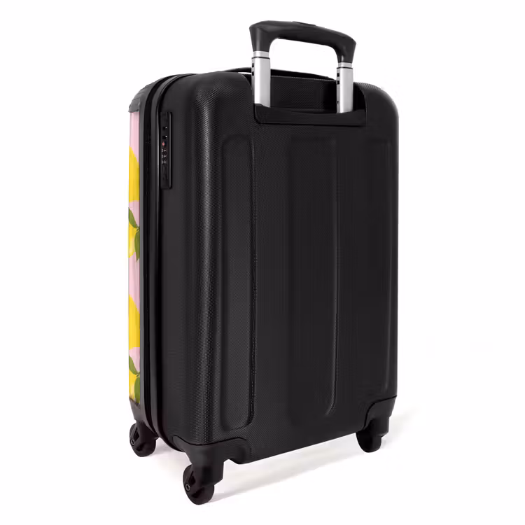 Valise - Pastel - Citrons sur fond rose clair — 3