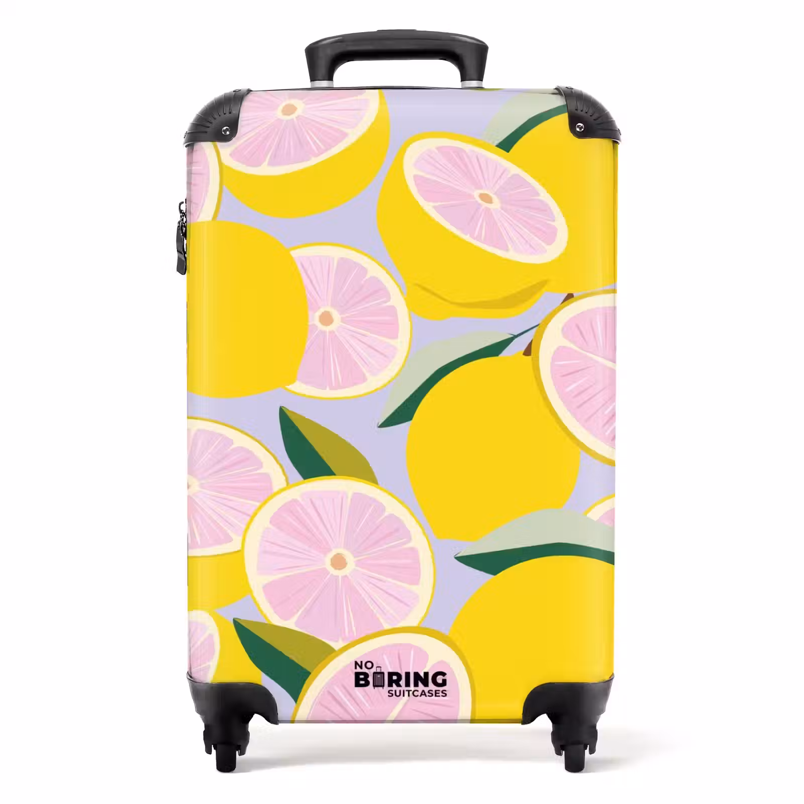 Valise - Souvenirs d'été - Citrons sur fond lilas — 1
