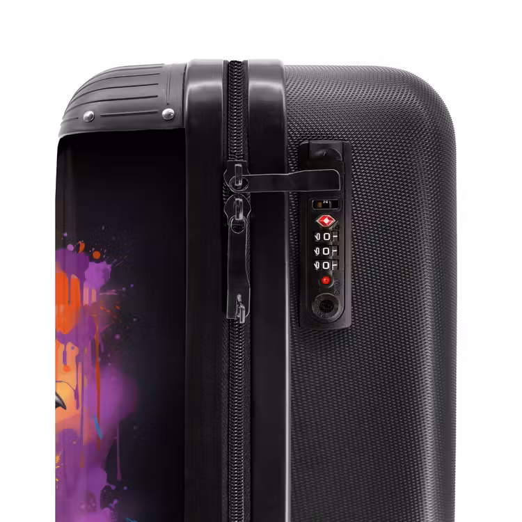 Valise - Corbeau aux graffitis colorés — 5