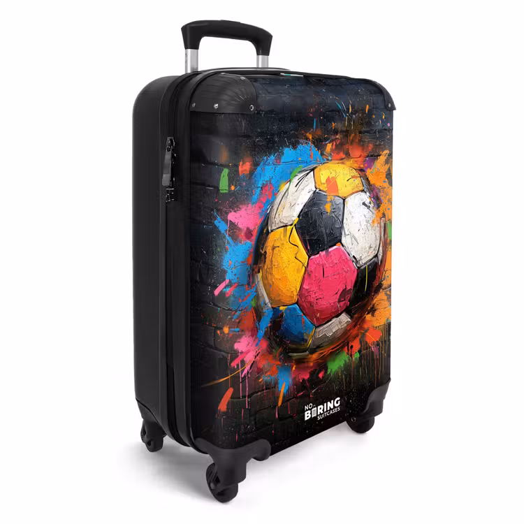 Valise - Football graffiti aux couleurs vives — 2