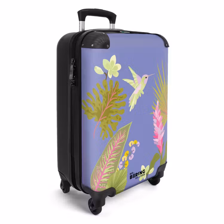 Valise - Souvenirs d'été - Colibri parmi les feuilles tropicales — 2
