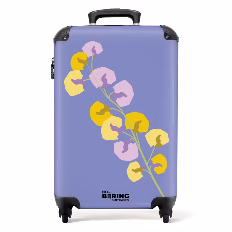 Valise - Souvenirs d'été - Des branches avec des fleurs colorées — 1