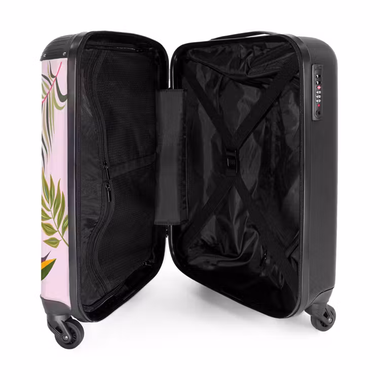 Valise - Souvenirs d'été - Feuilles et fleurs tropicales — 4