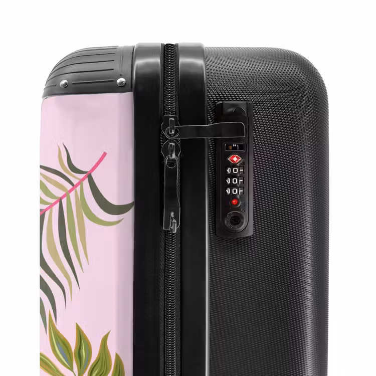 Valise - Souvenirs d'été - Feuilles et fleurs tropicales — 5