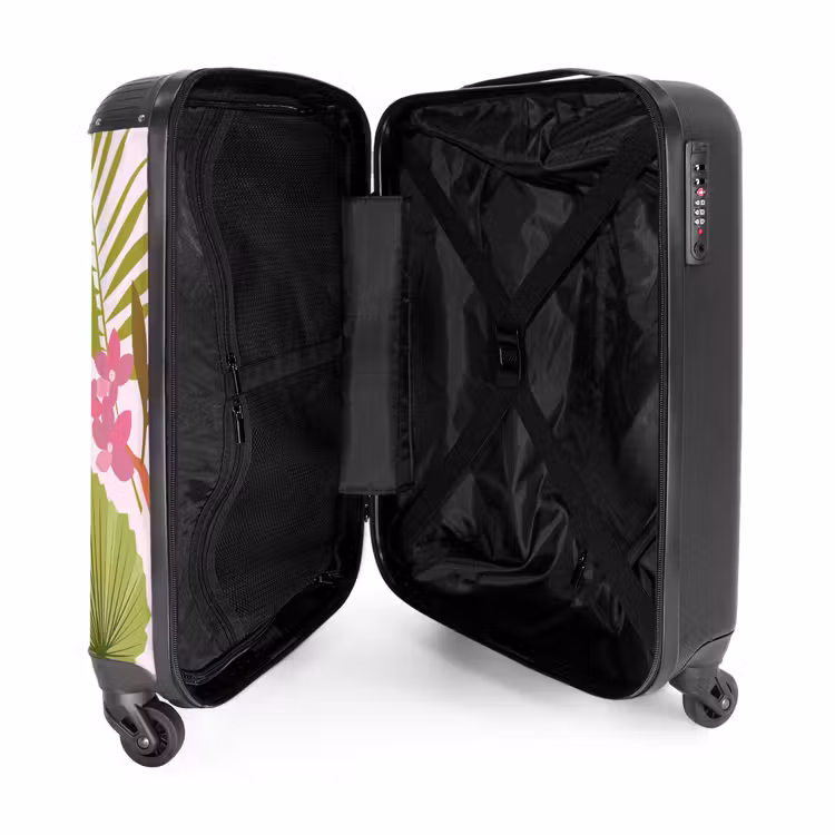 Valise - Souvenirs d'été - Fleurs et feuilles tropicales — 4