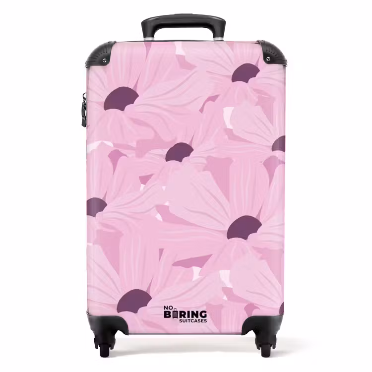 Valise - Souvenirs d'été - Fleurs roses — 1