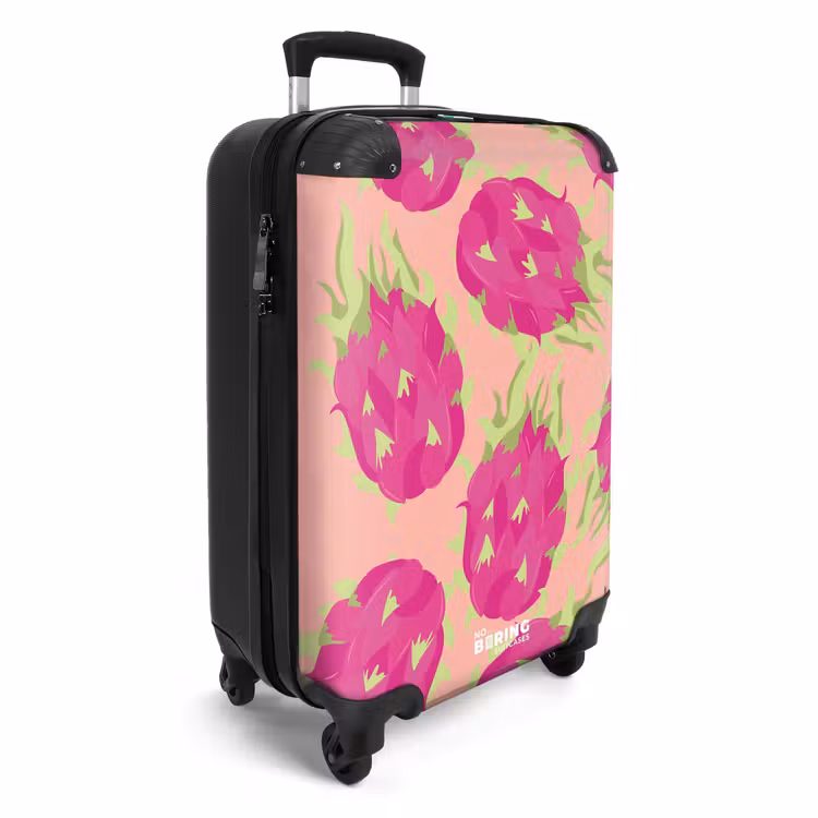 Valise - Souvenirs d'été - Fruit du dragon sur fond de pêche — 2