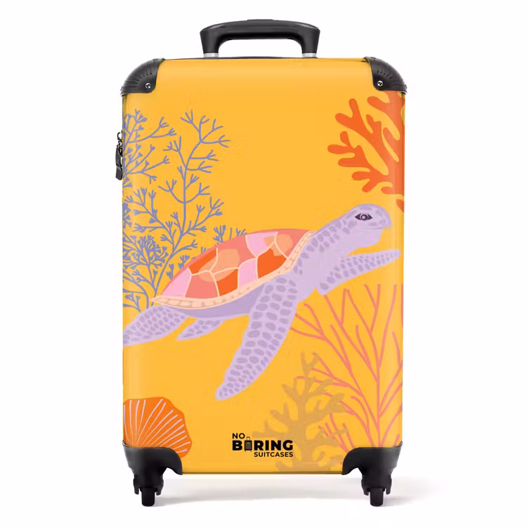 Valise - Souvenirs d'été - La vie marine avec la tortue — 1